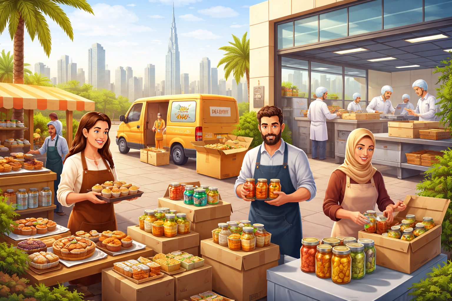 Dubai Food Packing Company Name